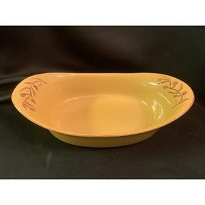 Cerutil Stoneware Casserole Dish, Vintage 14" x 8" x 3"